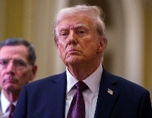 Trump pidió la dimisión del gobernador de California, el demócrata Gavin Newsom, y le acusó de incompetente y de priorizar las políticas medioambientales por encima de la seguridad pública. EFE/W. OLIVER.