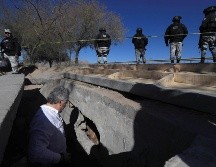 El túnel, custodiado por elementos del Ejército Mexicano y la Guardia Nacional, es objeto de una investigación liderada por la FGR. EFE