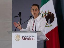 Reiteró que se va a defender a los mexicanos. SUN / H. SALVADOR