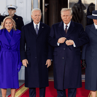 Donald Trump llega a la Casa Blanca para la toma de protesta