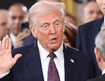 Donald Trump juró este lunes como presidente de Estados Unidos. EFE / K. Lamarque