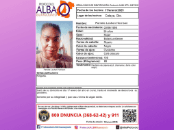 Pamela Lashan Harrison, de nacionalidad estadounidense, desapareció el 17 de enero del 2025 en la ciudad de Celaya, Guanajuato. ESPECIAL