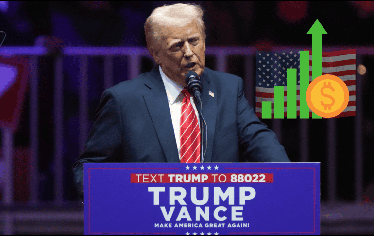 Trump buscará fortalecer la economía estadounidense, implementando aranceles en diversos países. AP / ARCHIVO