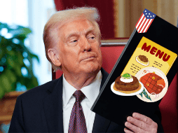 El menú del que disfrutó  Donald Trump y su equipo durante su segunda investidura presidencial en EU. EFE/EPA/Melina Mara / POOL