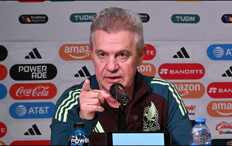 Javier Aguirre durante la conferencia de prensa previo al partido amistoso ante River Plate.
IMAGO7 / Etzel Espinosa