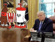 Trump es conocido por ser un amante de la Coca Cola Light. EFE / ARCHIVO