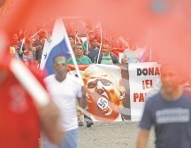 Ciudadanos de ese país niegan las pretensiones de Estados Unidos. EFE