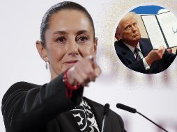 Aunque la medida ha despertado preocupación en México, Sheinbaum pidió esperar a ver las verdaderas implicaciones. ESPECIAL, EFE / I. Esquivel y AP / M. Rourke