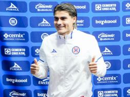 Luka Romero durante su presentación con Cruz Azul para el Clausura 2025. IMAGO7