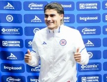 Luka Romero durante su presentación con Cruz Azul para el Clausura 2025. IMAGO7