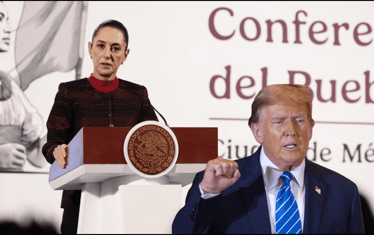 Sheinbaum se ha mostrado en desacuerdo con las redadas migratorias del Gobierno de Trump, por lo que muestra su rechazo completamente durante 