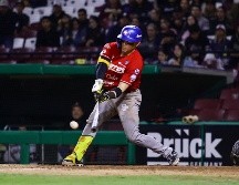 Carlos Mendívil fue el héroe a la ofensiva para Jalisco al pegar el hit que produjo la carrera de la victoria. CORTESÍA/Charros de Jalisco