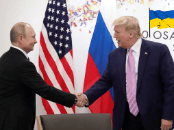Trump busca reunirse lo más pronto posible con Putin para acuerdo de paz entre Rusia y Ucrania. EFE/M. Klimentyev