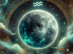 La Luna Nueva en Acuario favorece los inicios y las ideas innovadoras. ESPECIAL/DALL-E