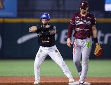 Un cuadrangular de tres carreras de Reynaldo Rodríguez, un error en un tiro a la inicial y un sencillo de Michael Wielansky, todo en el cierre de la novena entrada, ayudaron a concretar la remontada de Charros de Jalisco. CORTESÍA