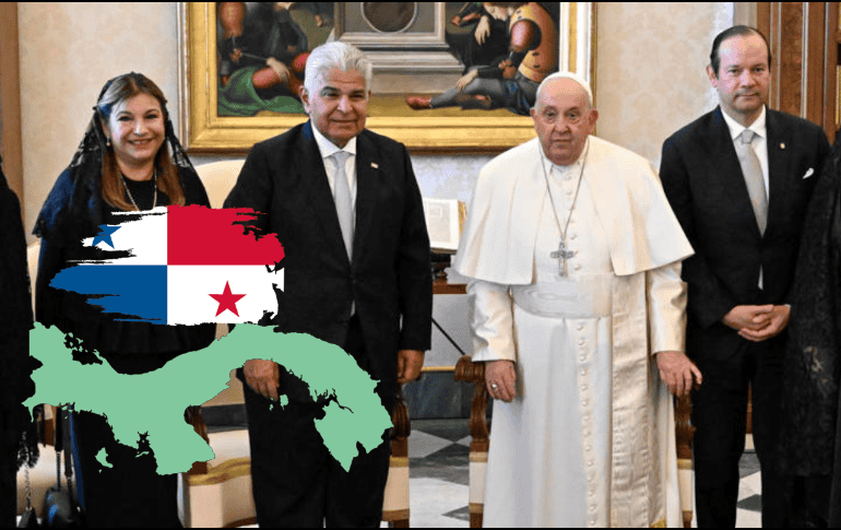 Mulino, además de reunirse con el Papa Francisco, también se entrevistó con el presidente italiano Sergio Mattarella. EFE/ Vaticanmedia/ ESPECIAL