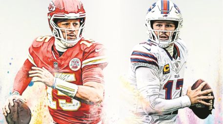 Patrick Mahomes y Josh Allen buscarán comandar a sus equipos a la victoria. EL INFORMADOR/L. Martínez