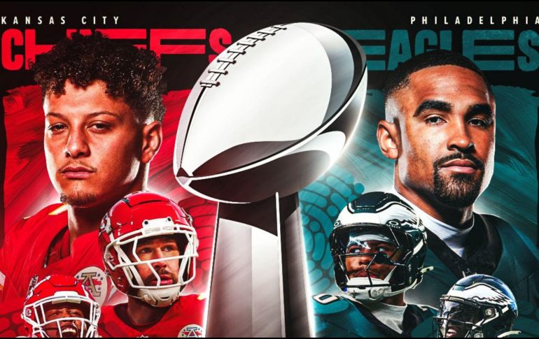 Dos años después de su último duelo en el gran escenario, donde los Chiefs se alzaron con un triunfo 38-35 en la edición LVII, los Eagles llegan con cuentas pendientes y hambre de revancha. X/ @NFL.