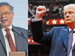 Gustavo Petro y Donald Trump, presidentes de Colombia y Estados Unidos. EFE