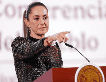 La Presidenta Claudia Sheinbaum reconoce que México ha recibido deportados de otras nacionalidades desde Estados Unidos en la primera semana del gobierno de Donald Trump. EFE / I. Esquivel