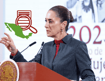 Sheinbaum y el gobierno del estado investigan las fosas clandestinas en Casas Grandes, Chihuahua. EFE/M. Guzmán