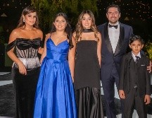 Mónica Ochoa, Renata Aceves, Isabella Aceves, Fabricio Aceves y Álvaro Aceves. GENTE BIEN JALISCO / J. Soltero