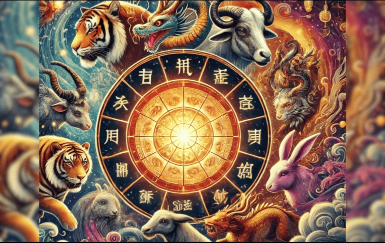 Hoy, los animales del horóscopo oriental sentirán con fuerza la energía que trae el Año Nuevo Chino. ESPECIAL/DALL-E