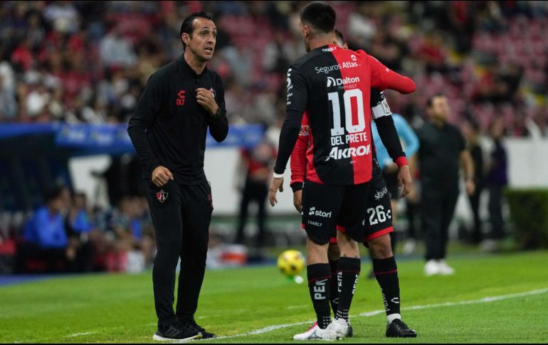 Diego de la Torre, auxiliar técnico de los rojinegros, dejó claro que Atlas no pone excusas por la falta de victorias. IMAGO7.