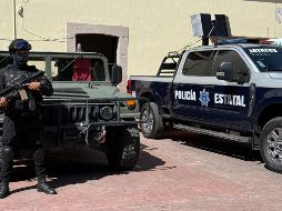 Elementos de los tres órdenes de gobierno se avocaron a Santa María de los Ángeles, presuntamente ante amenazas de posibles altercados por el hecho. ESPECIAL