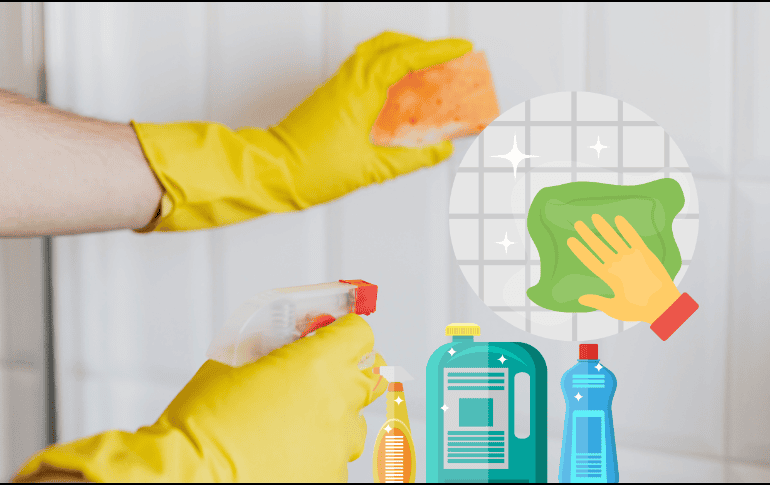 La fórmula para limpiar los azulejos de manera efectiva se basa en la combinación de tres elementos de fácil acceso, y aquí te los compartimos. ESPECIAL/ CANVA