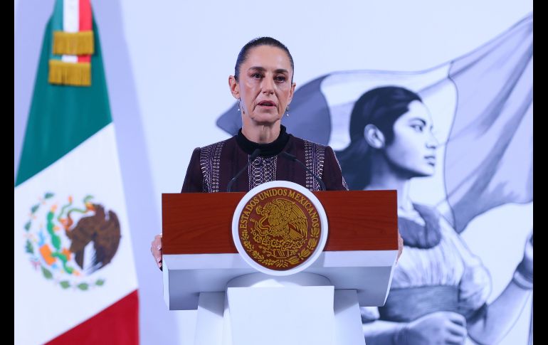 La presidenta Claudia Sheinbaum. SUN / F. Rojas