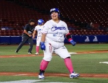 Valeria Quiroga pegó el tercer grand slam en la historia de la LMS y tomó el liderato de carreras impulsadas. CORTESÍA/Charros de Jalisco