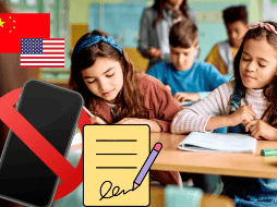 El uso de teléfonos inteligentes es importante en los ambientes educativos pero su uso también implica diversos riesgos. CANVA/ ESPECIAL