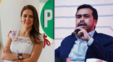 La excandidata a la gubernatura de Jalisco por parte del PRI, Laura Haro, cuestionó a Máynez sobre la postura de Movimiento Ciudadano y su cercanía con Morena. SUN / EL INFORMADOR