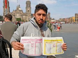 Sondeos con gente que camina por el Centro Histórico de la Ciudad de México para conocer su opinión sobre las elecciones del Poder Judicial. EL UNIVERSAL