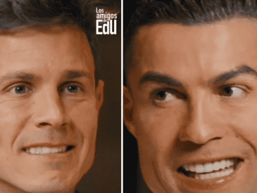 Cristiano Ronaldo aseguró que siempre tuvo una buena relación con el futbolista argentino Lionel Messi. “Nunca. Era al revés. Compartimos 15 años en el stage de los premios y siempre nos llevamos muy bien”, afirmó el portugués. TikTok/ @LosAmigosdeEduTV