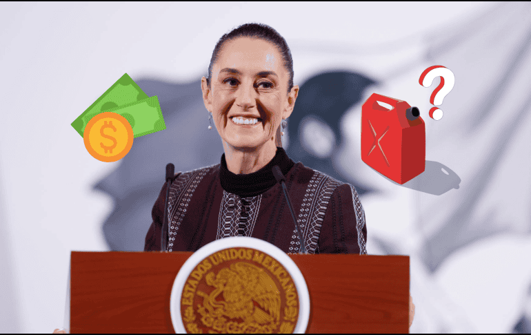La presidenta de México, Claudia Sheinbaum busca llegar a un acuerdo sobre el precio de la gasolina. EFE/ARCHIVO