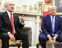 Esta es la primera vez que Trump se reúne con un mandatario extranjero, durante su segunda administración. EFE / S. Thew