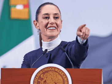 Claudia Sheinbaum responde a las declaraciones de Trump de ayer martes, las cuales dio en una rueda de prensa junto al primer ministro israelí, Benjamín Netanyahu. SUN / ARCHIVO