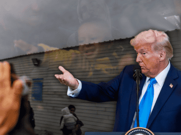 La sorprendente propuesta de Trump de trasladar por la fuerza a cientos de miles de palestinos fuera de la Franja de Gaza enfrenta importantes obstáculos. EFE / M. Saber / J. Lo Scalzo