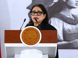 Emilia Calleja, directora de la CFE, anunció el proyecto que es parte del plan de expansión de la red. EFE / Presidencia de Mexico