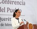 De acuerdo con Sheinbaum Pardo, los 51 proyectos de electricidad previstos para el sexenio representarán un objetivo de producción de 22 mil 674 megawatts (mw), y alcanzarán una inversión estimada de 22 mil 377 millones de dólares (mdd). CORTESÍA/ Presidencia De México.