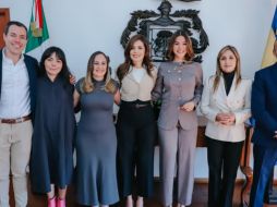 En el foro estuvo la presidenta municipal, Verónica Delgadillo, acompañada por la regidora Ana Isabel Robles Jiménez; Cynthia Cantero, en representación del gobernador Pablo Lemus; José Luis Álvarez, presidente del Poder Judicial; así como Mónica Magaña, presidenta del Poder Legislativo. CORTESÍA CORTESÍA
