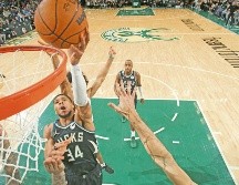 Giannis Antetokounmpo. Nada está dicho cuando se juega en esta liga, señala la estrella. AFP/G. Dineen