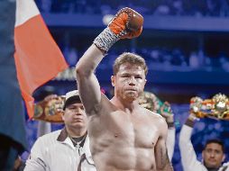 Canelo Álvarez ha firmado un contrato para cuatro peleas en Arabia Saudita. AFP/S. Marcus