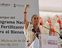 La mandataria subrayó la importancia de la soberanía nacional y la unidad del pueblo mexicano. EFE/Presidencia de México.