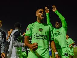 Óscar Estupiñán celebra su gol. IMAGO7/J. Zamora