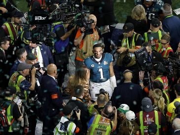 Su actuación en el Super Bowl LIX no solo le valió el MVP del partido, sino que también reafirmó su estatus como una de las figuras más importantes de la NFL. EFE/ CJ GUNTHER.