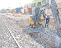 La construcción del punto de conexión Acueducto no retrasará la entrada en operaciones de la nueva línea del tren, pues se trabaja a la par. EL INFORMADOR/ H. Figueroa