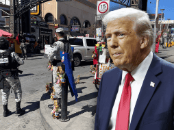 La semana pasada, Trump amenazó con imponer duros aranceles a México y Canadá, pero los retrasó 30 días después de que ambos países se comprometieron a tomar medidas. SUN / P. Gamboa / EFE / E. S. Lesser